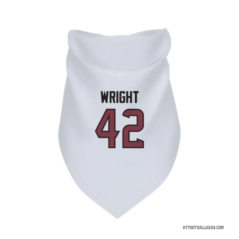 Matthew Wright  White Houston Texans  Cat & Dog Pet Bandana