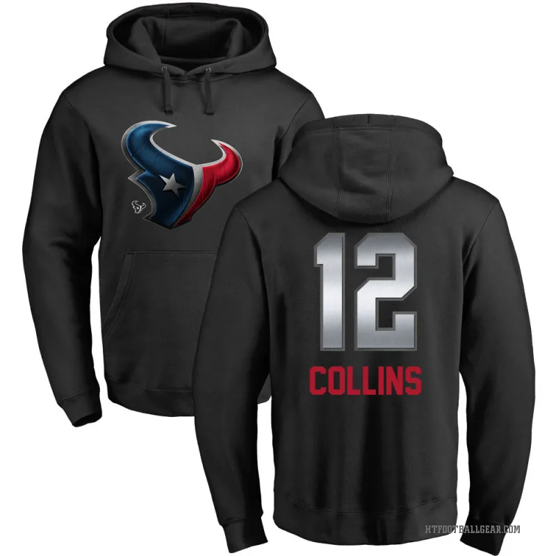 Nico Collins Men's Black Houston Texans Midnight Mascot Pullover Hoodie