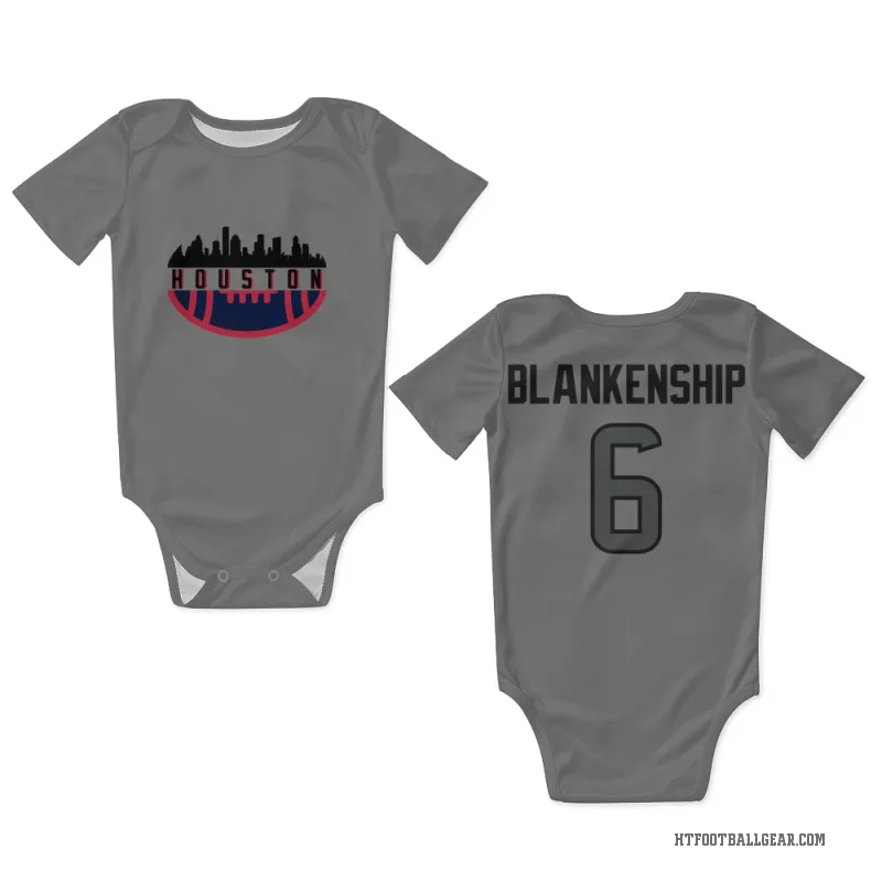Reed Blankenship  Houston Texans   Silver Newborn & Infant Bodysuit
