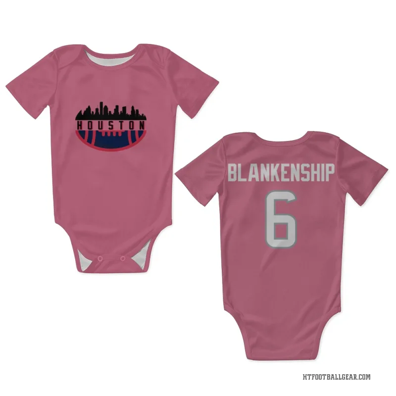 Reed Blankenship  Pink Houston Texans  Newborn & Infant Bodysuit