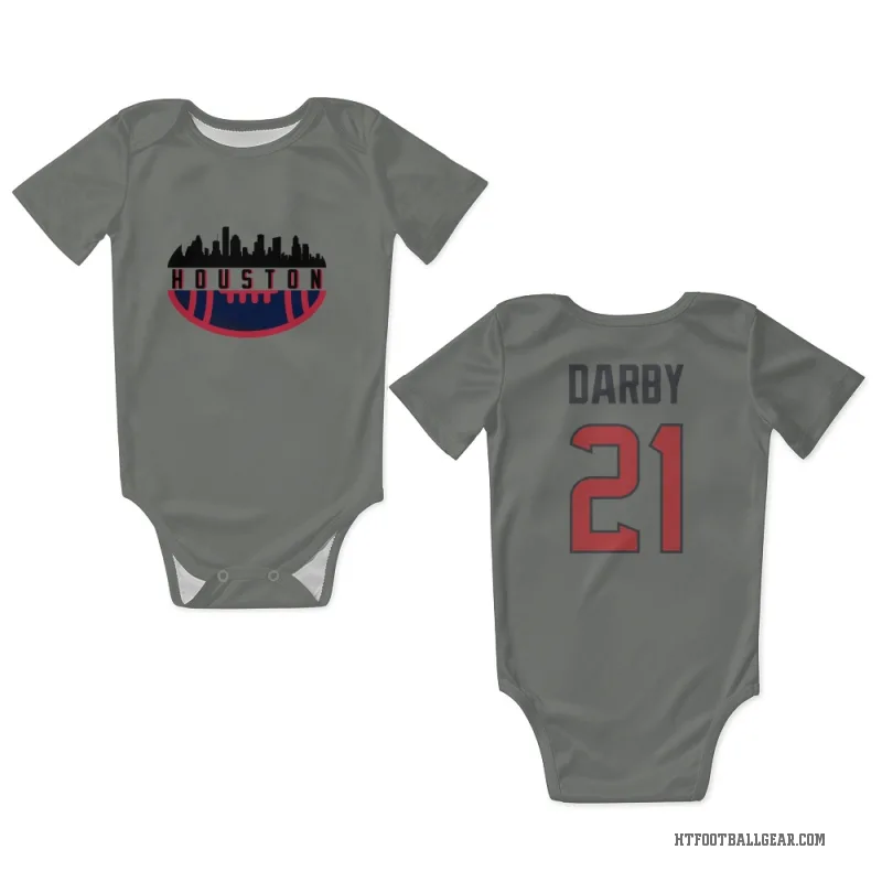 Ronald Darby  Gray Houston Texans  Newborn & Infant Bodysuit