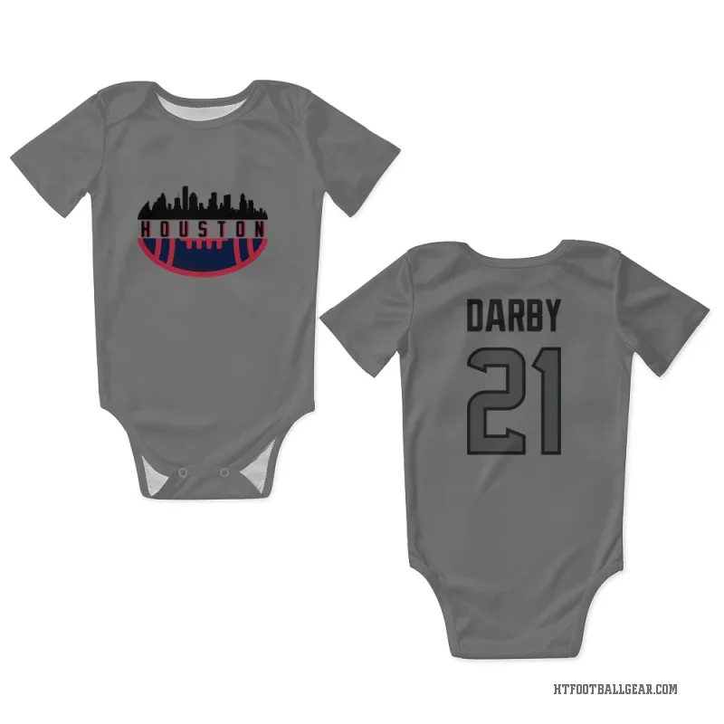 Ronald Darby  Houston Texans   Silver Newborn & Infant Bodysuit
