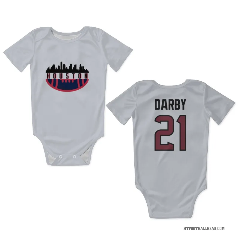 Ronald Darby  White Houston Texans  Newborn & Infant Bodysuit