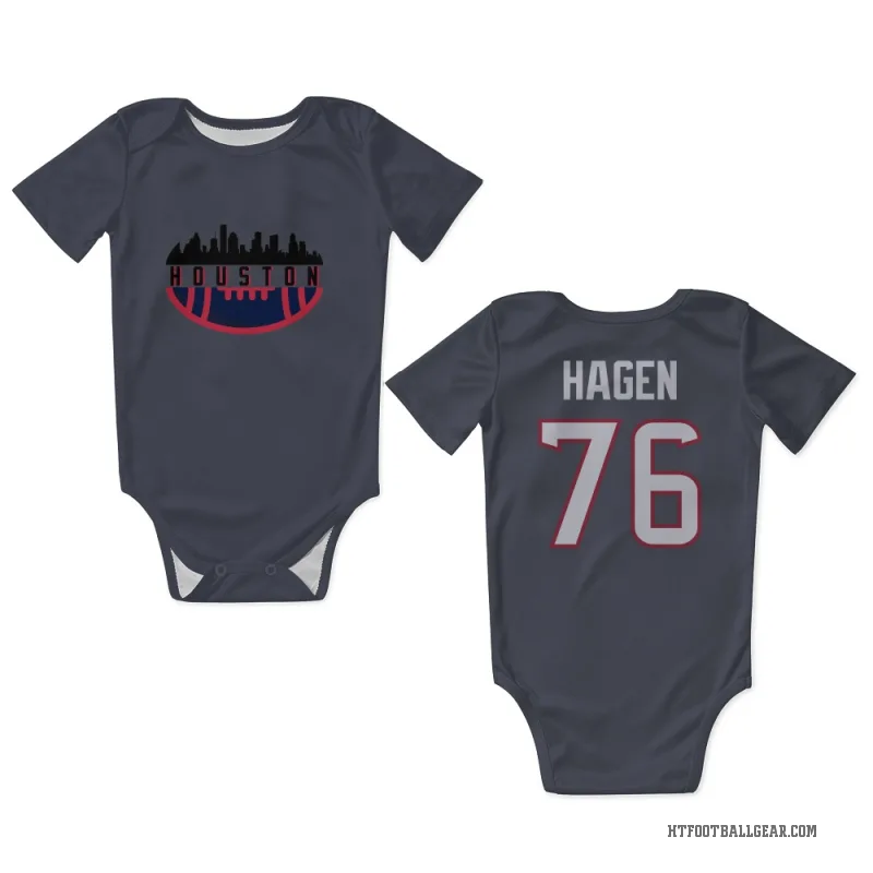 Sam Hagen  Navy Houston Texans  Newborn & Infant Bodysuit