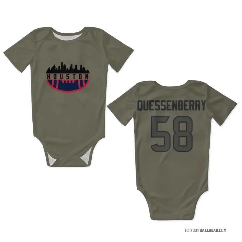 Scott Quessenberry  Olive Houston Texans  Newborn & Infant Bodysuit