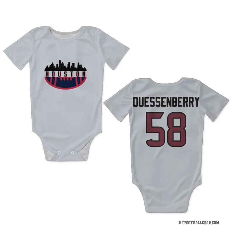 Scott Quessenberry  White Houston Texans  Newborn & Infant Bodysuit
