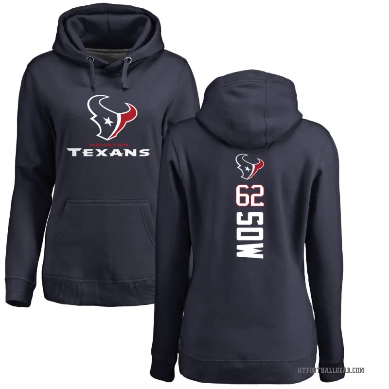 Sidy Sow Women's Navy Houston Texans Pro Line Backer Pullover Hoodie