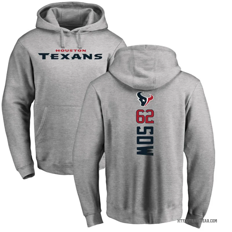 Sidy Sow Youth Houston Texans Pro Line Ash Backer Pullover Hoodie