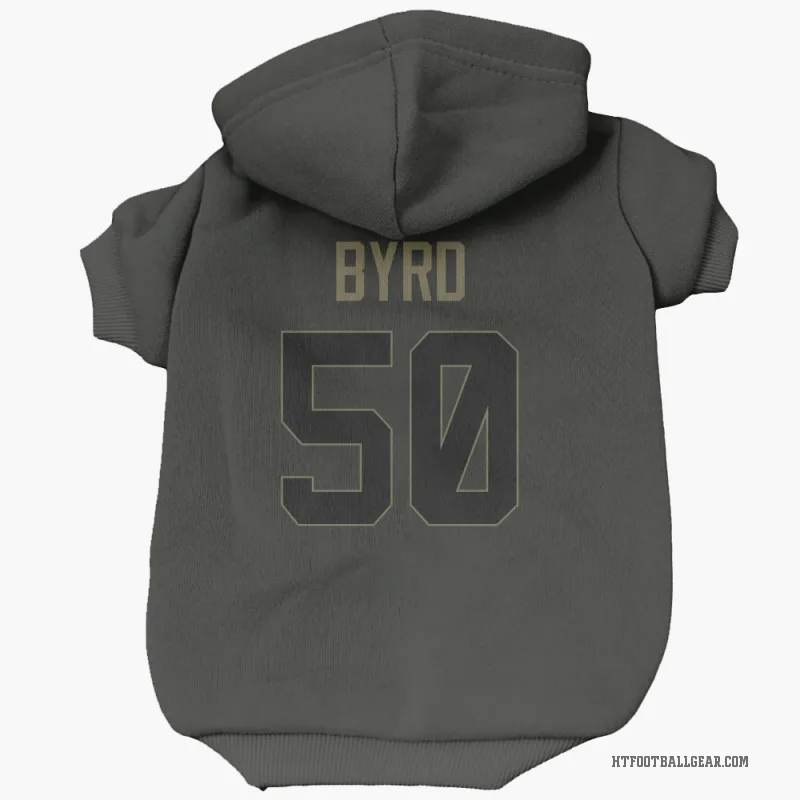Solomon Byrd  Black Houston Texans  Service Cat & Dog Pet Hoodie