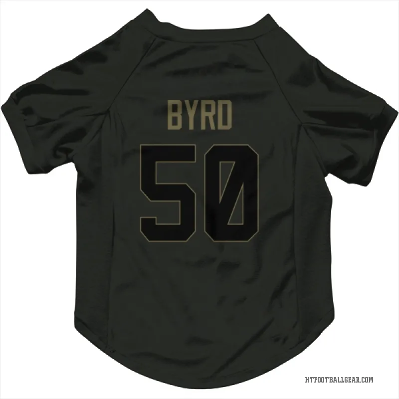 Solomon Byrd  Black Houston Texans  Service Cat & Dog Pet Jersey