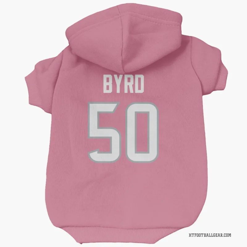 Solomon Byrd  Pink Houston Texans  Cat & Dog Pet Hoodie
