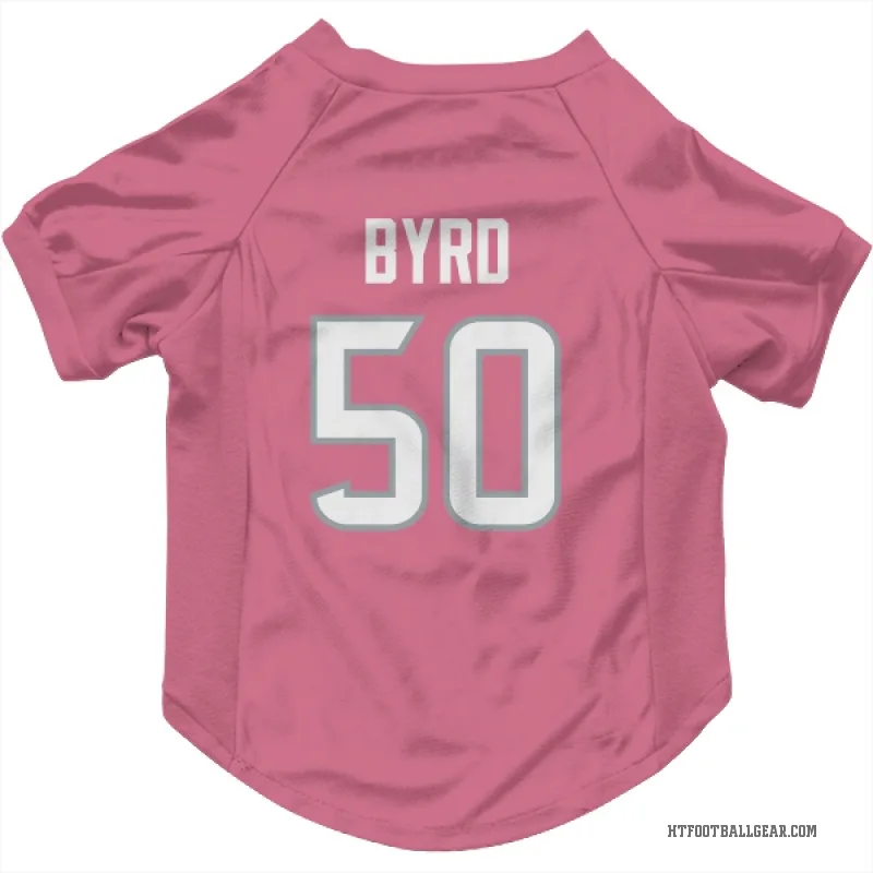 Solomon Byrd  Pink Houston Texans  Cat & Dog Pet Jersey