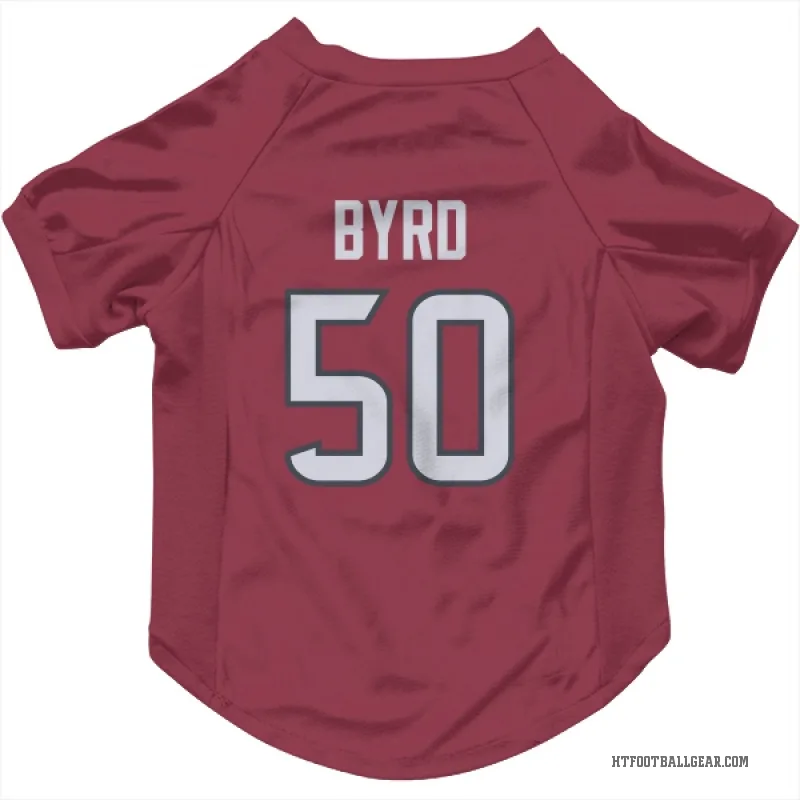 Solomon Byrd  Red Houston Texans  Cat & Dog Pet Jersey