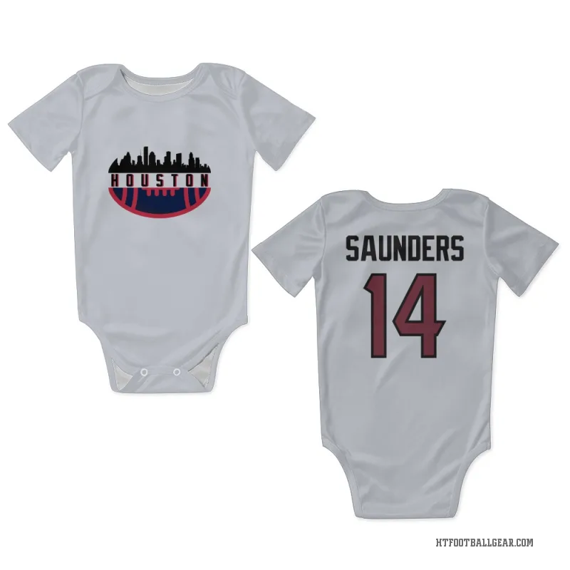 Treyvohn Saunders  White Houston Texans  Newborn & Infant Bodysuit
