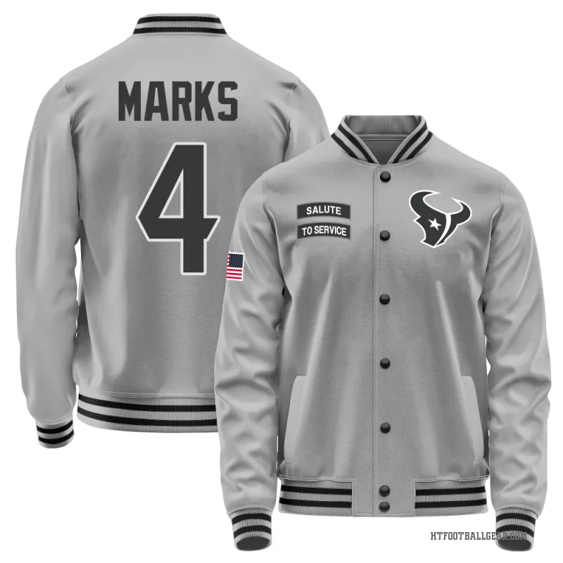 Woody Marks Youth Gray Houston Texans Salute to Service Performance Jacket